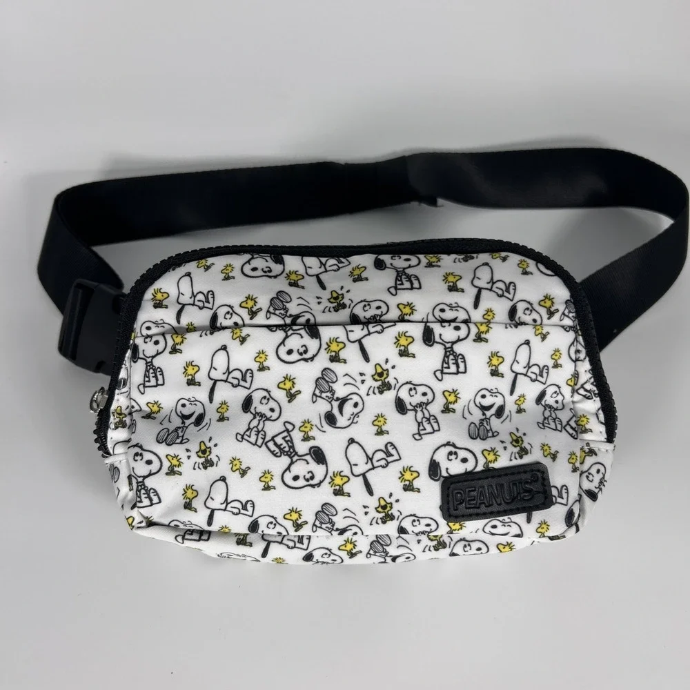 Peanuts Snoopy and Woodstock Fanny Pack Belt Bag‎ Belly Bag Adjustable Bioworld
